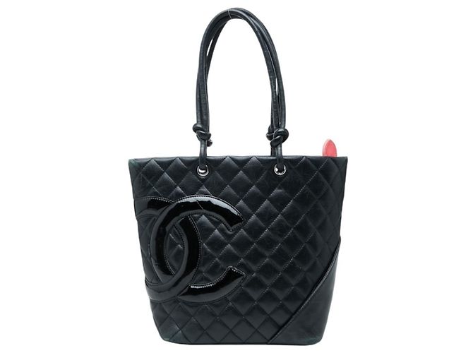 Saco Tote Chanel Cambon Line Coco Mark Preto