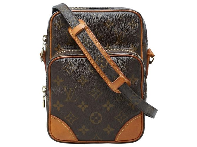 Sac à épaule Louis Vuitton Monogram Amazon Marron