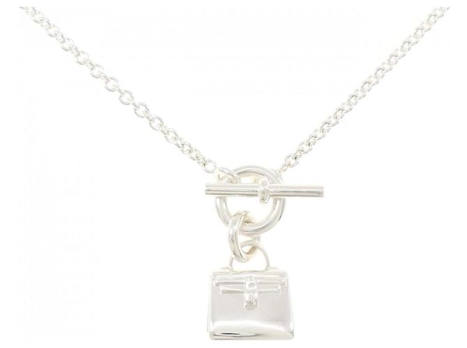 Hermès Collar Hermes Amulette Kelly Plata