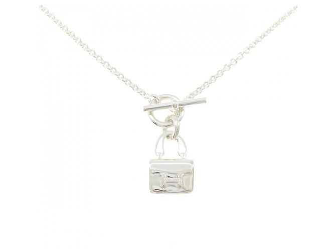 Hermès Collana Amulette Constance Hermes Argento