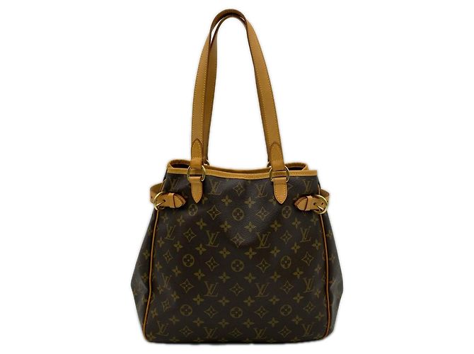 Borsa Louis Vuitton Monogram Batignolles Horizontal Marrone Beige