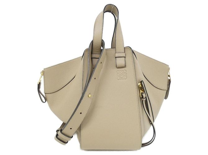 Bolsa de Ombro Loewe Hammock Small Bege