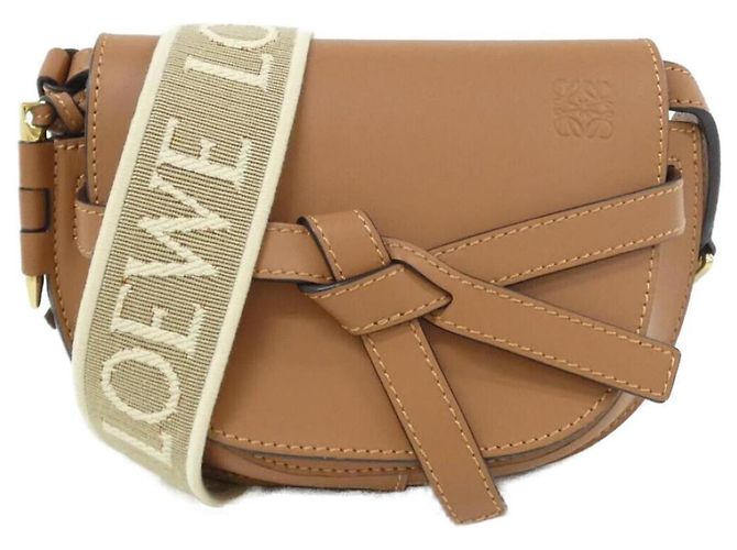 Borsa a tracolla Loewe Gate Dual Mini Beige