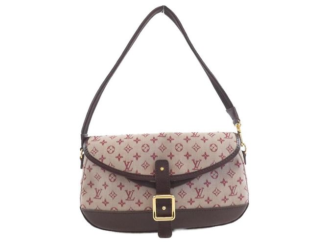 Louis Vuitton Monogram Mini Marjorie Schultertasche Rot