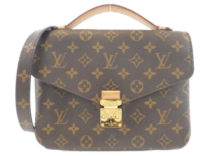 Sac à main Louis Vuitton Monogram Pochette Métis MM Marron Monogramme