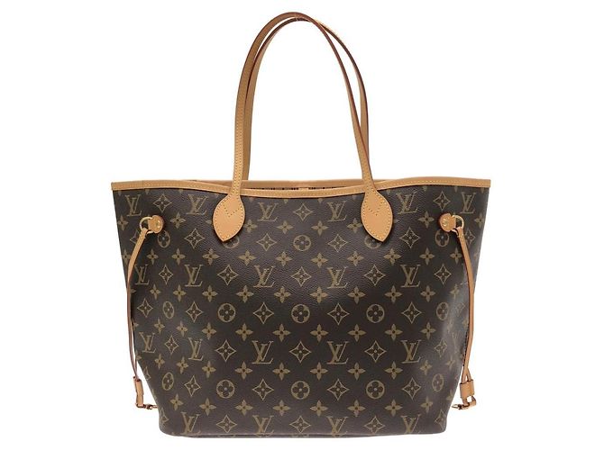 Louis Vuitton Monogram Neverfull MM Handtasche Braun Monogramm