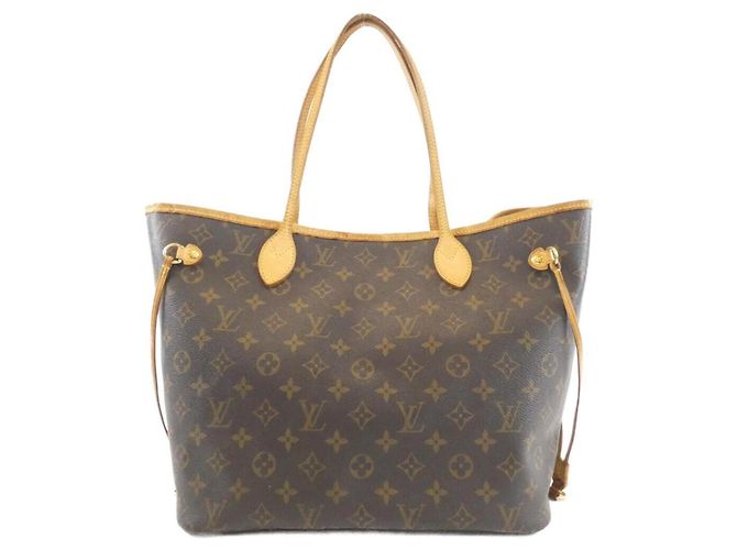 Sac à main Louis Vuitton Monogram Neverfull PM Marron Monogramme