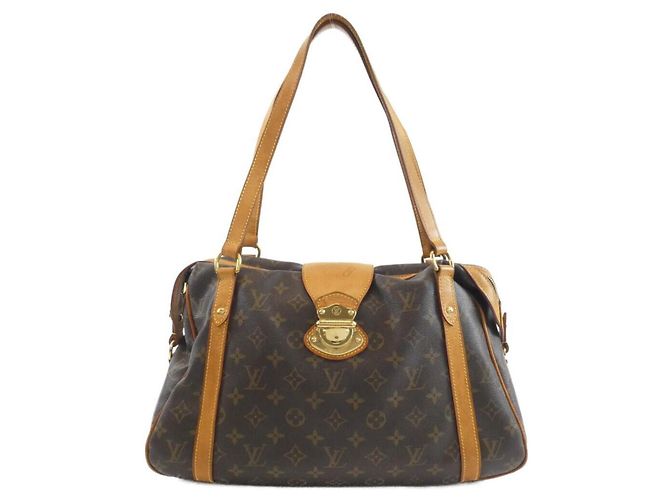 Bolsa de Ombro Louis Vuitton Monogram Streza PM Marrom Monograma