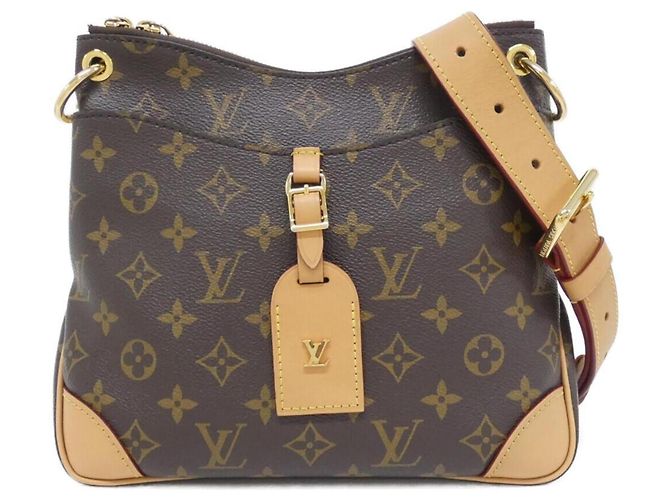 Sac à épaule Louis Vuitton Monogram Odeon PM Marron Monogramme