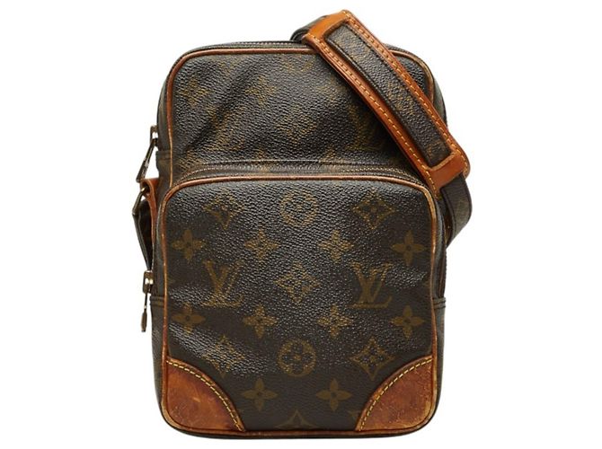 Bolsa Tiracolo Louis Vuitton Monogram Amazon Marrom