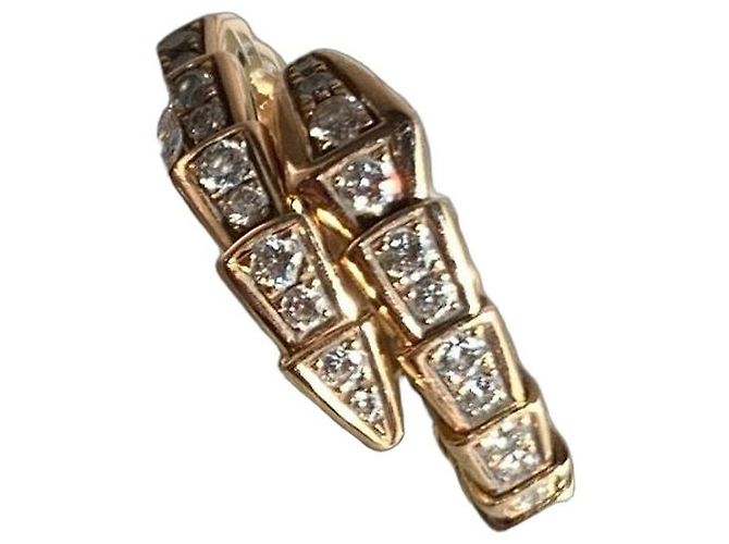 Serpenti Bague Bulgari Doré