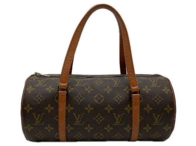 Bolsa Louis Vuitton Monogram Papillon 30 Marrom Bege