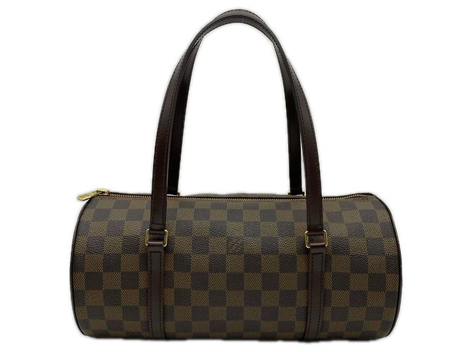 Sac à main Louis Vuitton Damier Papillon 30 Marron Beige