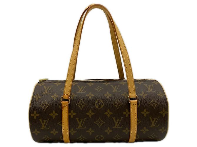 Bolsa Louis Vuitton Monogram Papillon 30 Marrom Bege