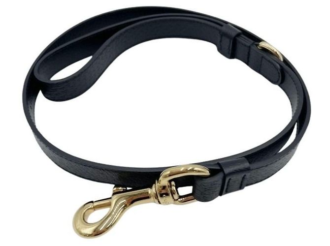 GUCCI Interlocking G Haustierleine Schwarz