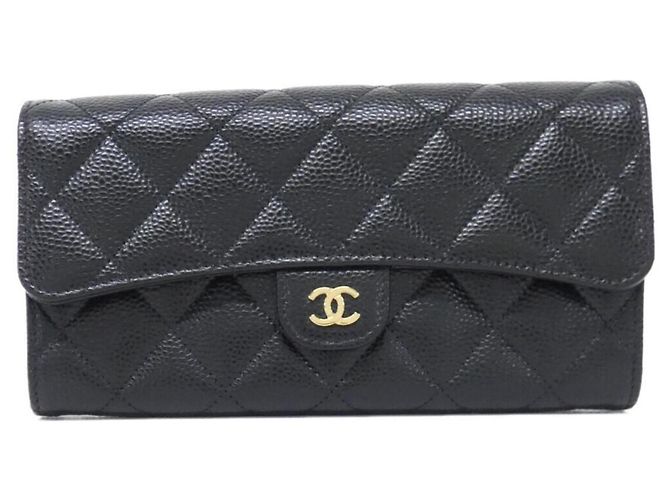Portafoglio Chanel Timeless Classic Line AP0241 Nero Bordò