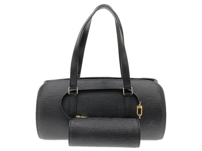 Borsa Louis Vuitton Epi Soufflot Nero