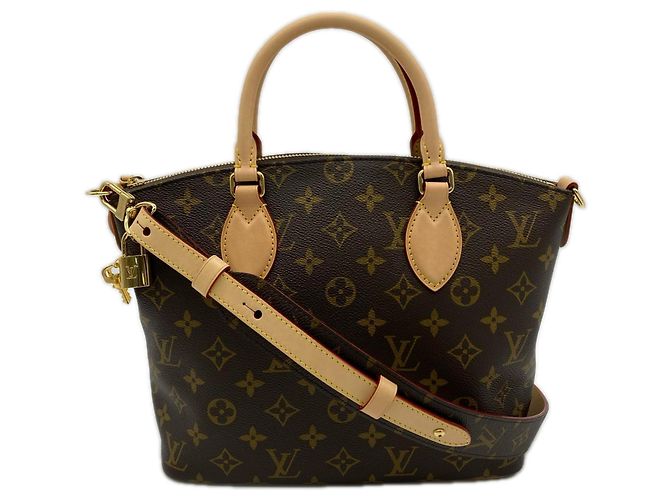 Borsa Louis Vuitton Monogram Neo Lockit PM Marrone Beige