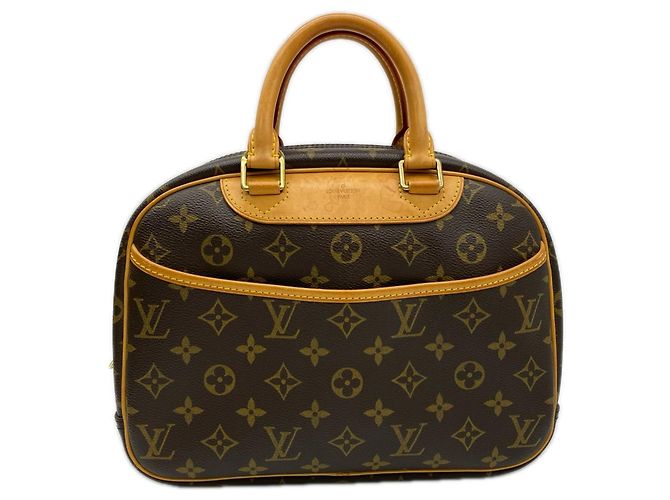 Borsa Louis Vuitton Monogram Trouville Marrone Beige