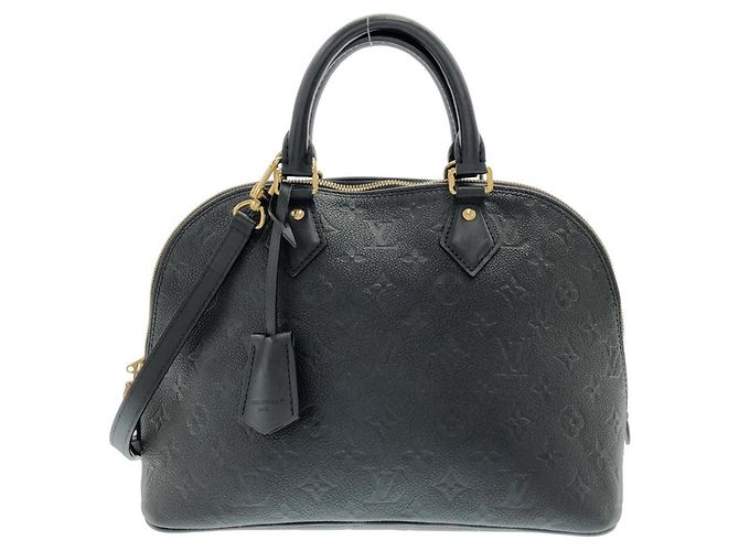 Bolsa Louis Vuitton Monogram Empreinte Alma PM Preto
