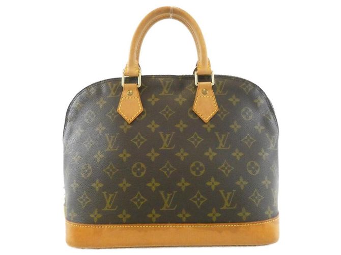 Sac à main Louis Vuitton Monogram Alma PM Marron