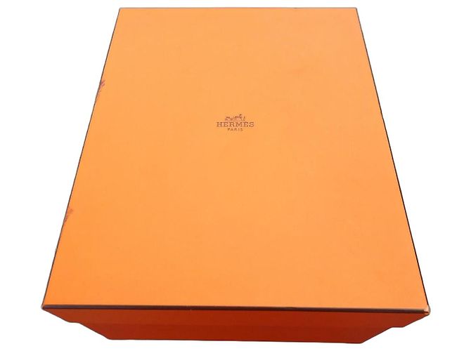 Boîte de rangement Hermès Orange pour Birkin 30