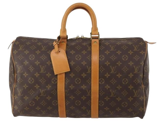 Louis Vuitton Keepall Monogram Canvas 45 Marron