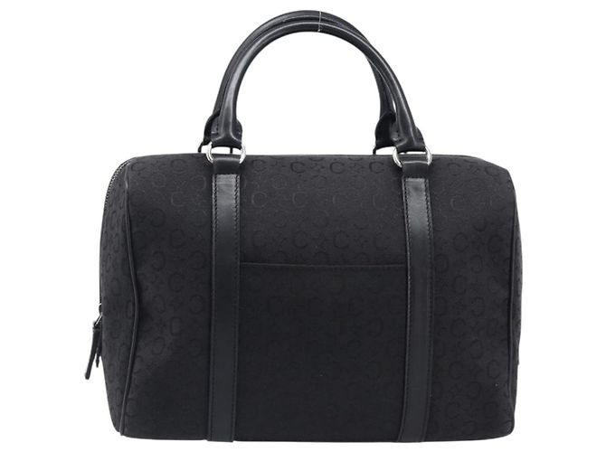 Céline Celine Boston C Macadam Canvas Negro
