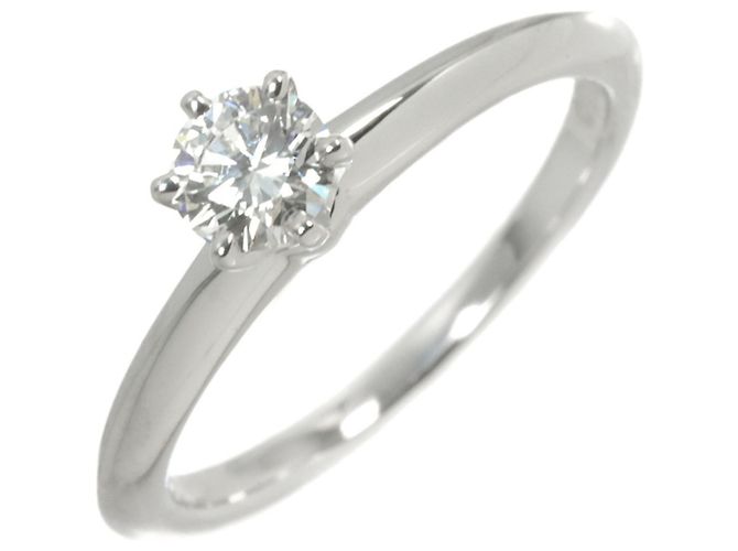 Autre Marque Tiffany & Co. Platin-Ring mit Diamant