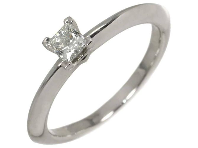 Autre Marque Anel Aliança Tiffany & Co. com Diamantes Princess Cut