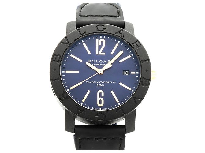 Bulgari Orologio da uomo Bvlgari Carbon BB40CL Quadrante Blu