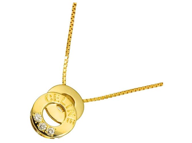 Céline Collar Celine Double Circle Diamond