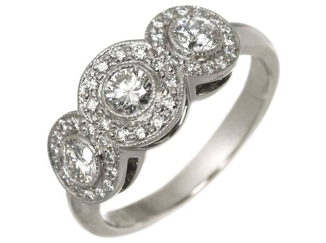 Autre Marque Tiffany & Co. Platin-Diamant-Bandring