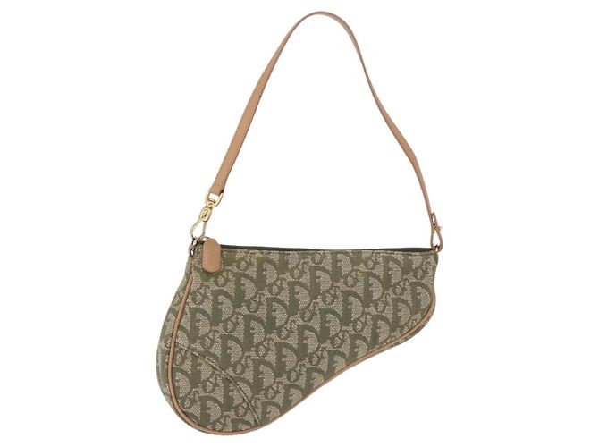 Christian Dior Saddle Canvas Mini Kaki
