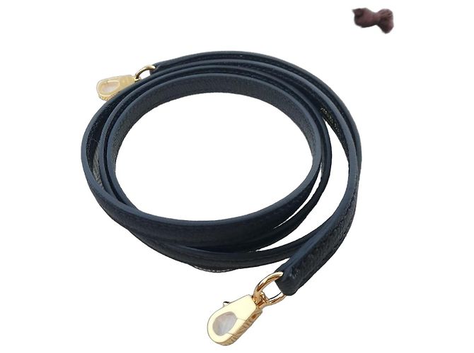 Tracolla Hermès Mini Kelly II Pelle Nera Nero