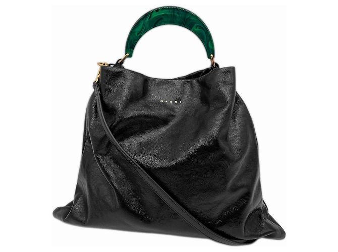 Sac à main hobo Marni Venice Noir
