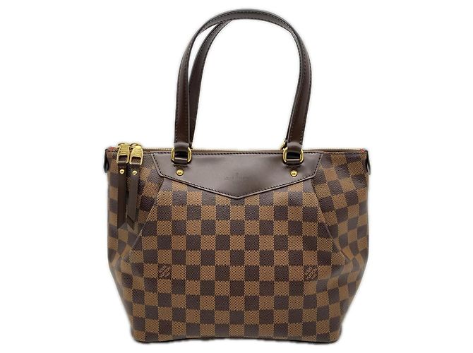 Bolsa Louis Vuitton Damier Westminster PM Marrom Bege