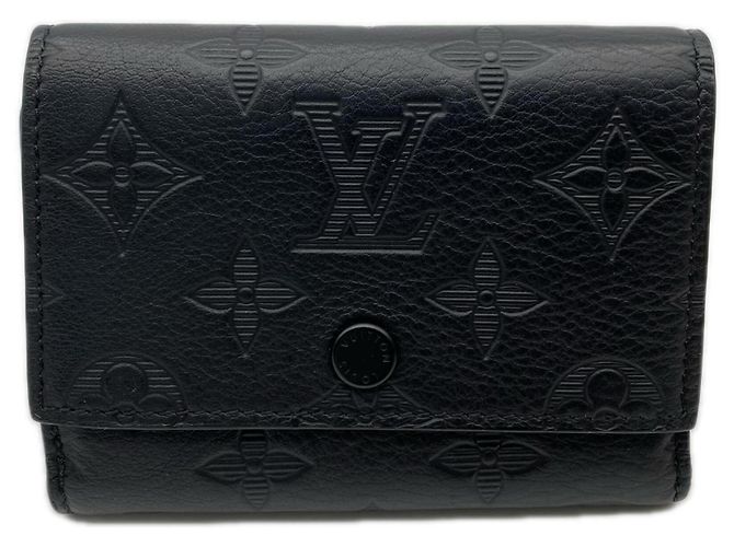 Louis Vuitton Monogram Shadow Victor Wallet Black