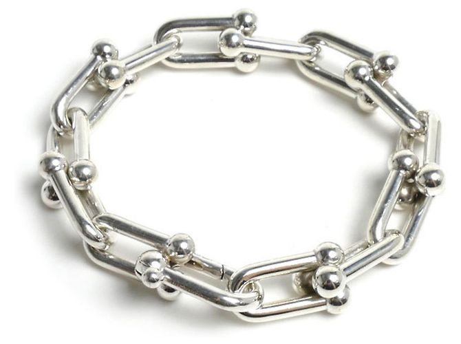 Autre Marque Pulsera de dijes Tiffany & Co. en plata de ley 925