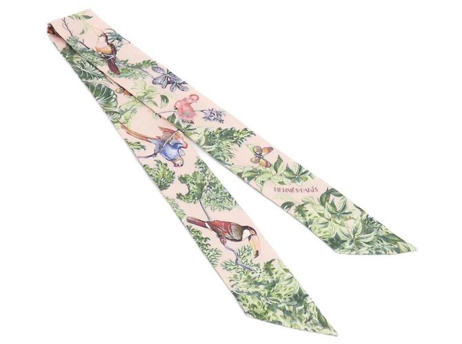 Hermès Lenço Twilly Hermes Equateur Rosa