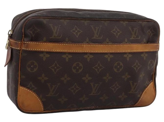 LOUIS VUITTON Monogram Compiegne 28 Clutch Tasche M51845 LV Auth BA15723 Monogramm