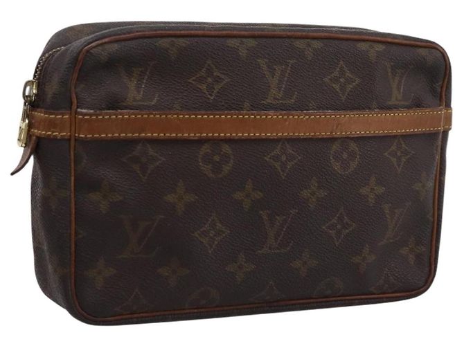 LOUIS VUITTON Monogram Compiegne 23 Clutch Bag M51847 LV Auth 201211 Monogramm