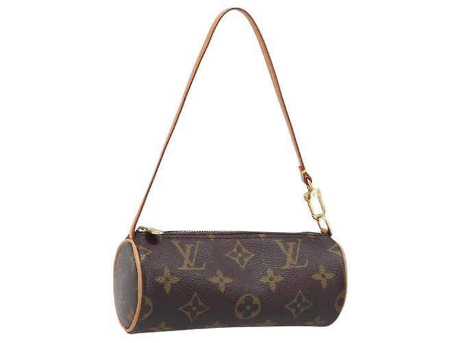 LOUIS VUITTON Monogram Papillon Pouch LV Auth 202862 Monogramme
