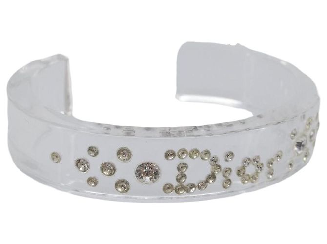 Bracciale Rigido Christian Dior plastica Clear Auth SW2819