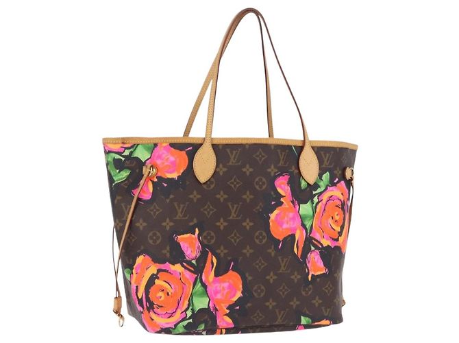 Saco Tote LOUIS VUITTON Monogram Rose Neverfull MM M48613 LV Auth ka6154V Monograma