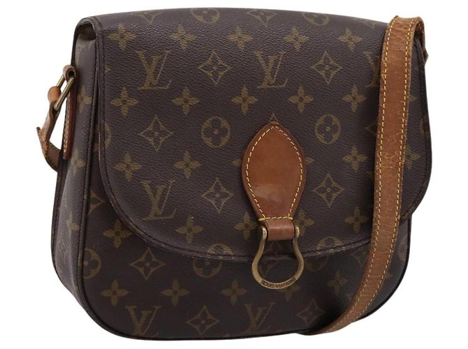 LOUIS VUITTON Monogram Saint Cloud GM Shoulder Bag M51242 LV Auth 197048 Monograma