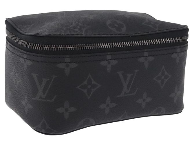 LOUIS VUITTON Monogram Eclipse Cube de Langemont PM Pouch M44697 LV Auth 200397V Monogramme