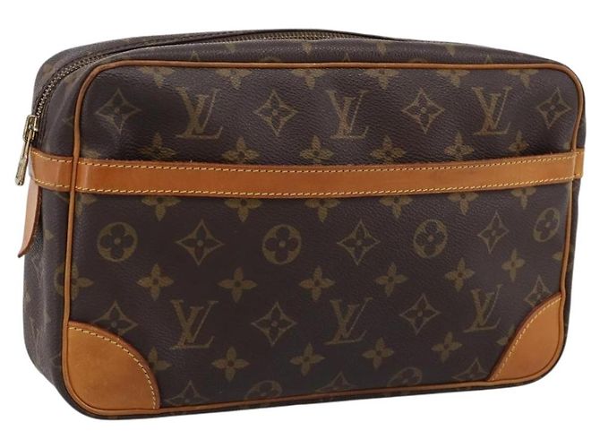 LOUIS VUITTON Monogram Compiegne 28 Clutch Bag M51845 LV Auth 200743 Monograma