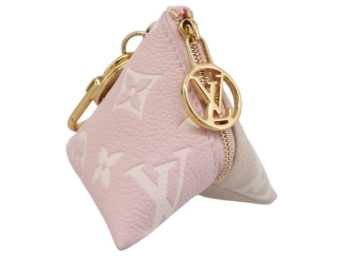 LOUIS VUITTON Monogram Empreinte Berlingo Charm Beige M00669 LV Auth 203314M Monogramma