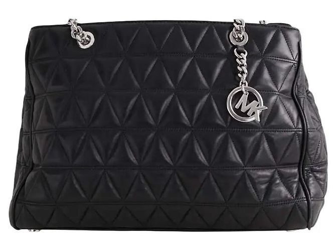 Borsa tote Michael Kors in pelle nera Nero